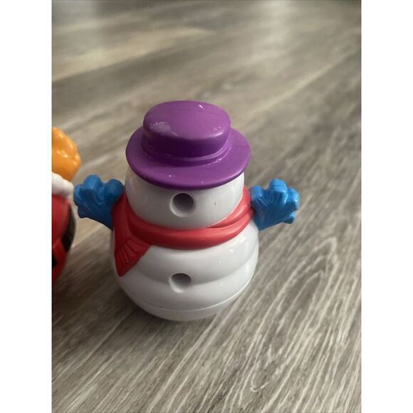 Playskool Weeble Wobbles 2005 Christmas Edition - Santa, Reindeer, & Snowman - Picture 5 of 9